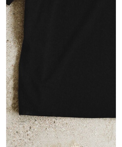 LIDNM(リドム)の「AGED PIMA DRIFT TEE(Tシャツ/カットソー・メンズ・ブラック/ブラウン・S/M/L)」の9枚目の写真