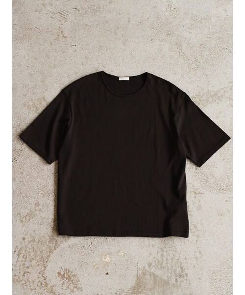 LIDNM(リドム)の「AGED PIMA DRIFT TEE(Tシャツ/カットソー・メンズ・ブラック/ブラウン・S/M/L)」の20枚目の写真