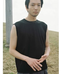LIDNM | MERINO WOOL SLEEVELESS TEE(タンクトップ)
