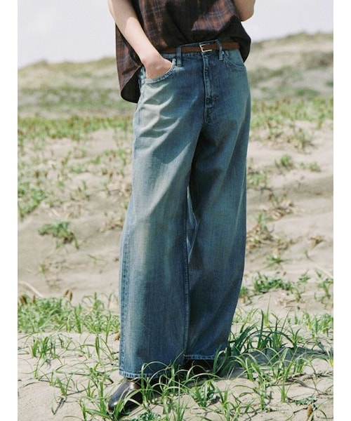 在庫処分セール テ LIDNM（リドム）の「SEMI WIDE PANTS（デニム DENIM HERITAGE パンツ