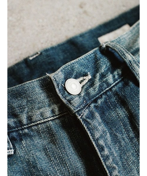 LIDNM（リドム）の「SEMI WIDE HERITAGE DENIM PANTS（デニム