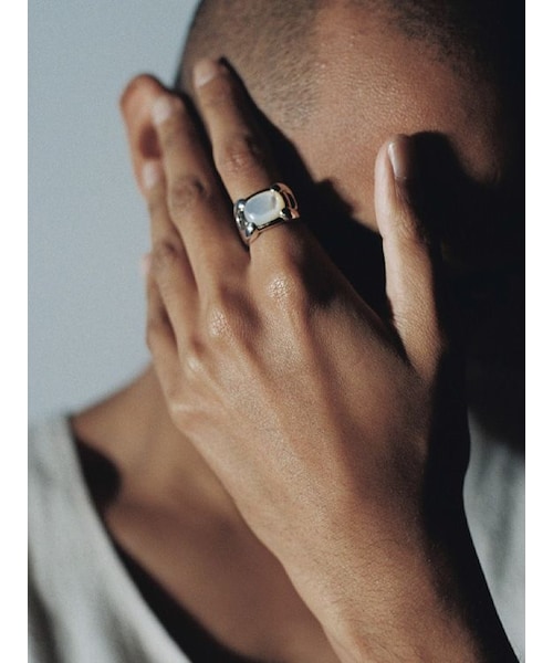Llife(ライフ)の「Llife OURS BLANC RING(リング・メンズ・シルバー・#16/#18)」の2枚目の写真