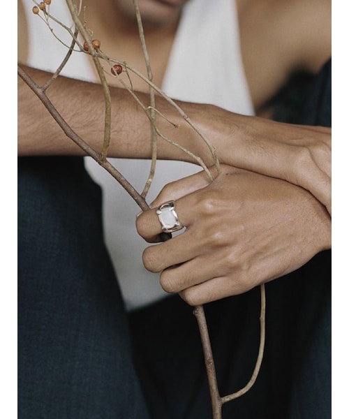 Llife(ライフ)の「Llife OURS BLANC RING(リング・メンズ・シルバー・#16/#18)」の4枚目の写真