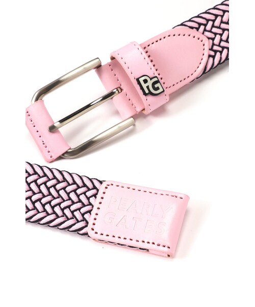 BEAVER(ビーバー)の「ゴムメッシュ ベルト <PALE TONEシリーズ> (UNISEX)(ファッション雑貨・メンズ・ホワイト/ペールピンク/ブルーグリーン/ネイビー・FR)」の9枚目の写真