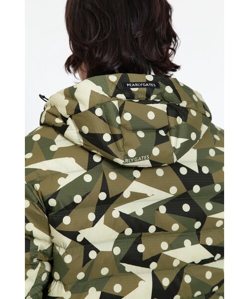 BEAVER（ビーバー）の「ナイロンタスランストレッチドビー 中綿キルティングフーディジャケット ＜カモドット柄＞（ジャケット/アウター・メンズ・カモドット・4/5/6）」の10枚目の写真