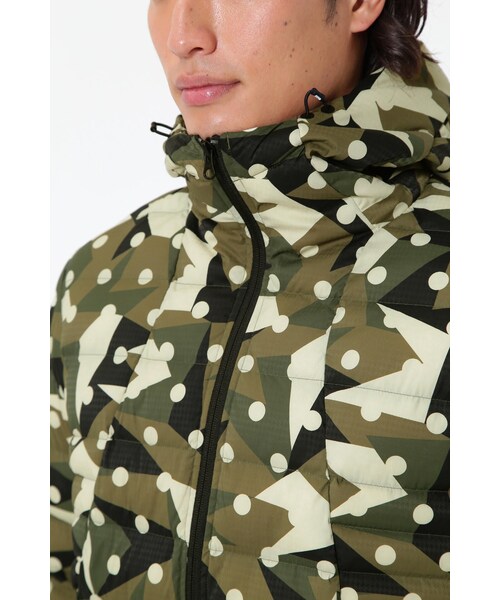 BEAVER（ビーバー）の「ナイロンタスランストレッチドビー 中綿キルティングフーディジャケット ＜カモドット柄＞（ジャケット/アウター・メンズ・カモドット・4/5/6）」の6枚目の写真