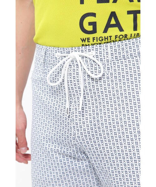 GARDEN（ガーデン）の「ダンボール千鳥 イージーショートパンツ＜PG小紋柄＞（パンツ・メンズ・モノグラム・3/4/5/6/7）」の6枚目の写真