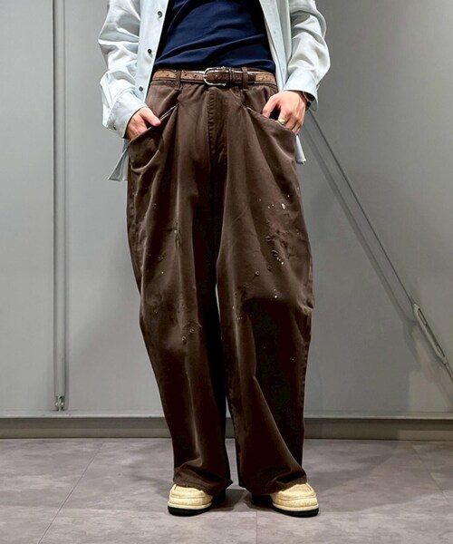 ANCELLM/アンセルム/WIDE CHINO SLACKS
