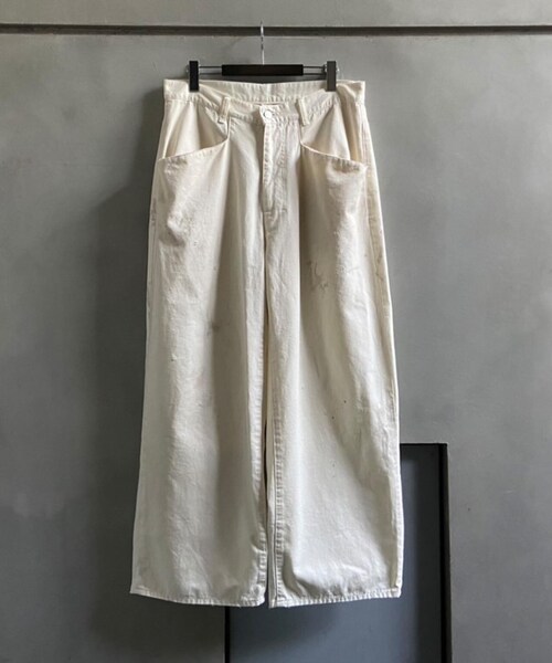 GARDEN（ガーデン）の「ANCELLM/アンセルム/WIDE CHINO SLACKS（パンツ・メンズ・ブラウン/アイボリー・1/2/3）」の14枚目の写真