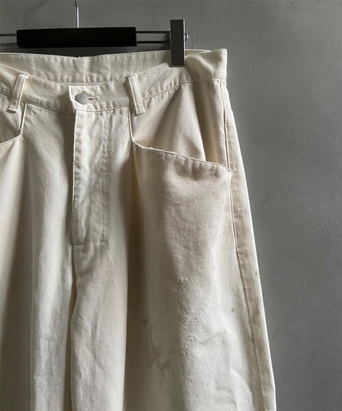 GARDEN（ガーデン）の「ANCELLM/アンセルム/WIDE CHINO SLACKS（パンツ・メンズ・ブラウン/アイボリー・1/2/3）」の16枚目の写真