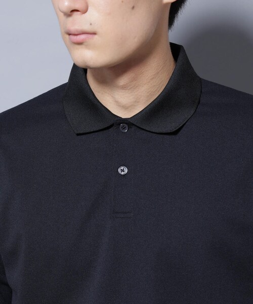 GARDEN（ガーデン）の「「N POLO」 AERO FREEZE 鹿の子ポロシャツ（トップス・メンズ・ブラック/ホワイト・S/M/L）」の11枚目の写真