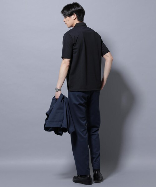 GARDEN（ガーデン）の「「N POLO」 AERO FREEZE 鹿の子ポロシャツ（トップス・メンズ・ブラック/ホワイト・S/M/L）」の8枚目の写真