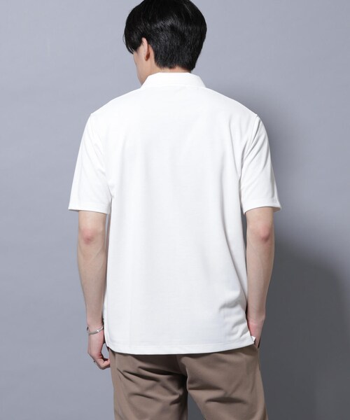 GARDEN（ガーデン）の「「N POLO」 AERO FREEZE 鹿の子ポロシャツ（トップス・メンズ・ブラック/ホワイト・S/M/L）」の18枚目の写真