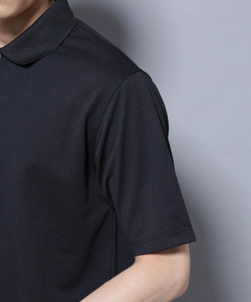 GARDEN（ガーデン）の「「N POLO」 AERO FREEZE 鹿の子ポロシャツ（トップス・メンズ・ブラック/ホワイト・S/M/L）」の12枚目の写真