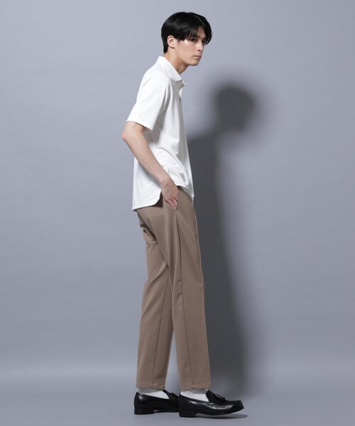 GARDEN（ガーデン）の「「N POLO」 AERO FREEZE 鹿の子ポロシャツ（トップス・メンズ・ブラック/ホワイト・S/M/L）」の21枚目の写真