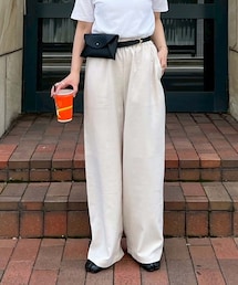 CIAOPANIC TYPY | 【パルクロ限定】（PONてら企画）テックリネンワイドパンツ(パンツ)