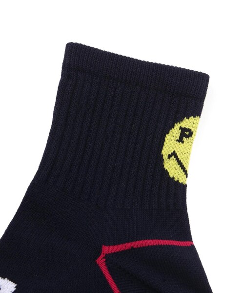 BEAVER（ビーバー）の「BIGロゴショートソックス (MENS)（ファッション雑貨・メンズ・ホワイト/ネイビー/ライトグリーン・FR）」の2枚目の写真