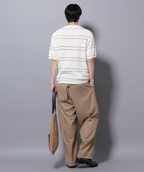 GARDEN（ガーデン）の「ブークレーラメボーダー ニットTシャツ（トップス・メンズ・ブラック/ホワイト・M/L）」の8枚目の写真