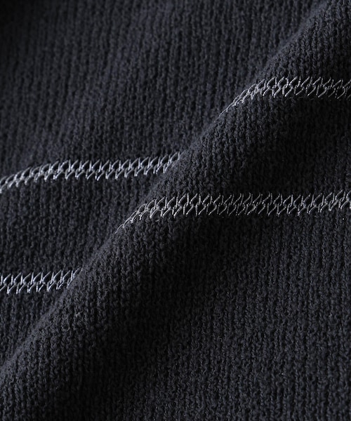 GARDEN（ガーデン）の「ブークレーラメボーダー ニットTシャツ（トップス・メンズ・ブラック/ホワイト・M/L）」の22枚目の写真