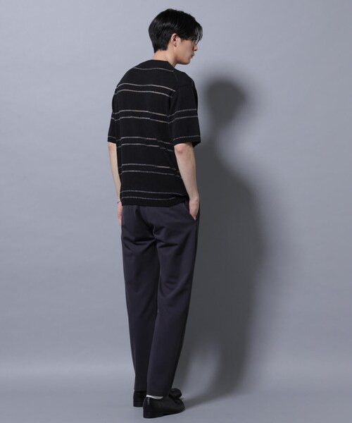 GARDEN（ガーデン）の「ブークレーラメボーダー ニットTシャツ（トップス・メンズ・ブラック/ホワイト・M/L）」の16枚目の写真