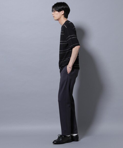 GARDEN（ガーデン）の「ブークレーラメボーダー ニットTシャツ（トップス・メンズ・ブラック/ホワイト・M/L）」の15枚目の写真