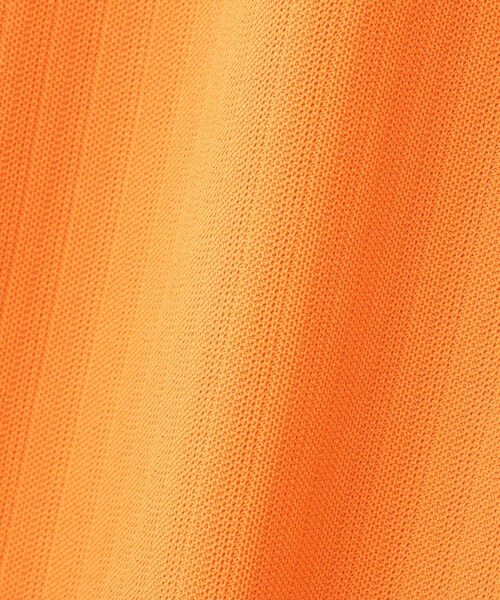 GARDEN（ガーデン）の「裏カノコストライプ調半袖ポロシャツ（トップス・メンズ・ホワイト/ダークネイビー/オレンジ・4/5/6）」の6枚目の写真