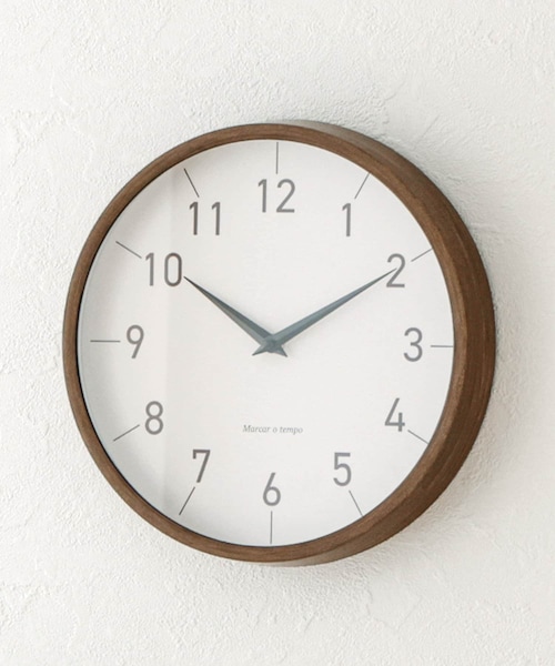 3coins(3coins)の「ナチュラル掛け時計(置時計・ブラウン・FREE)」の1枚目の写真