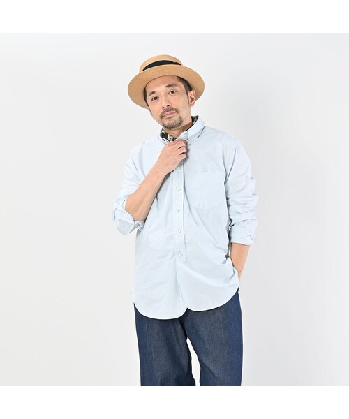45R45rpm ブロードの908ローファー ボタンダウンシャツ 45R｜ブロードの908ローファーボタンダウンシャツ | Rakuten Fashion