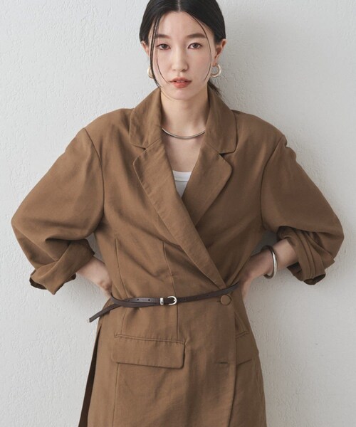 新品ラウンジドレスloungedressガウンコートキャメル定価26000 アウターおすすめ3選！ - LOUNGEDRESS(ラウンジドレス)なんばCITY店の