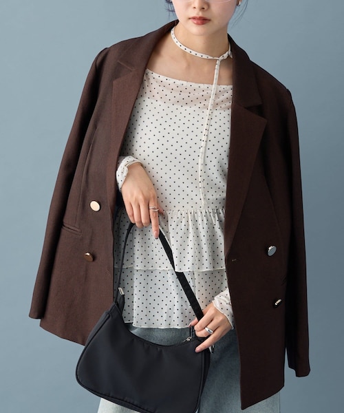 mystic（ミスティック）の「金ボタンテーラードジャケット（テーラード