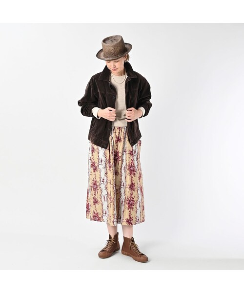 45R（フォーティファイブアール）の「ベルベットのGジャン（ジャケット/アウター・メンズ・77-ミッドナイトネイビー/83-茶・03-M/04-L/05-XL）」の5枚目の写真