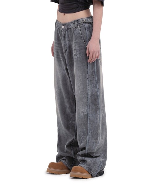 【DEFGRAMENTS/デフグラメンツ】TURN INSIDE OUT DENIM PANTS