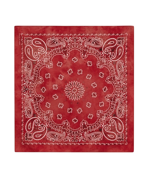 CIAOPANIC(チャオパニック)の「【DEFGRAMENTS/デフグラメンツ】BLEACH BANDANA(バンダナ/スカーフ・レディース・ブラック/レッド・F)」の2枚目の写真