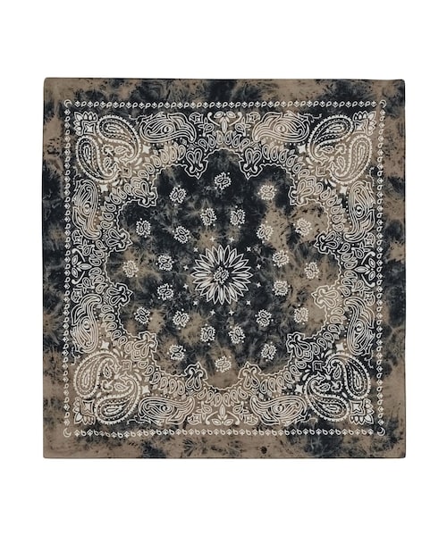 CIAOPANIC(チャオパニック)の「【DEFGRAMENTS/デフグラメンツ】BLEACH BANDANA(バンダナ/スカーフ・レディース・ブラック/レッド・F)」の1枚目の写真
