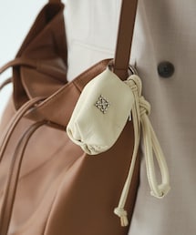 russet（ラシット）の「【7/10(木) 12:00予約開始】カラビナ付き レザーミニポーチ型チャーム（バッグ）」