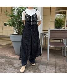 copine | 3WAYレースキャミワンピース(ブラック)(キャミソール)