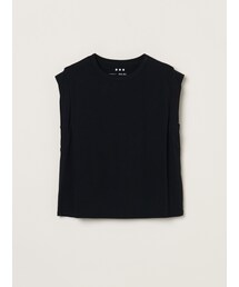 three dots（スリードッツ）の「トラベルライン スリーブレストップス（その他）」