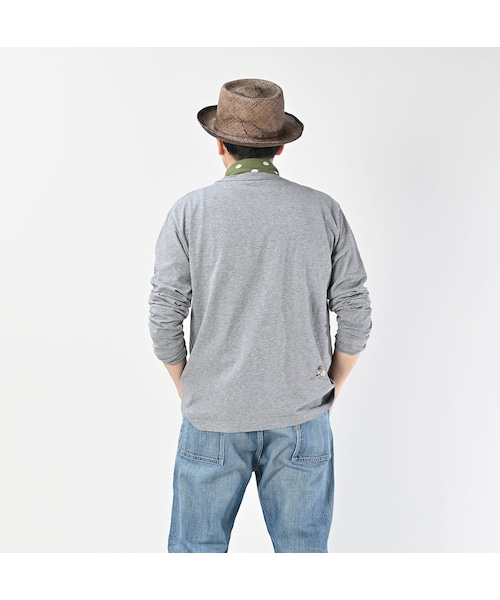 45R（フォーティファイブアール）の「ゴートンくん刺繍の908Tシャツ