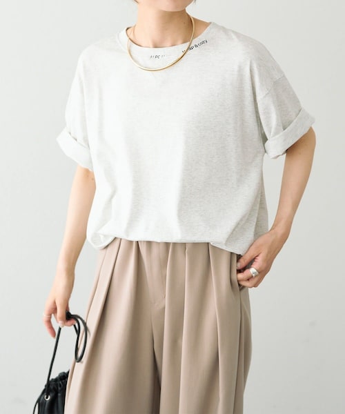 おまとめ　ピュアルセシンバルーンシルエットTシャツチャコールグレーホワイト2点 吸水速乾】バルーンシルエットTシャツ | PUAL CE CIN