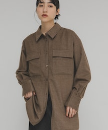KBF | ウールMIXルーズシャツ(シャツ/ブラウス)