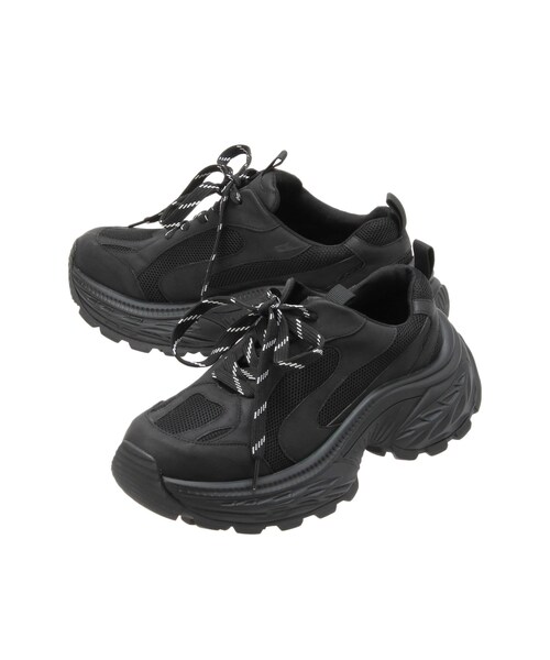 EMODA（エモダ）の「プランプソールスニーカー（スニーカー・レディース・ホワイト/ブラック・S/M/L）」の7枚目の写真