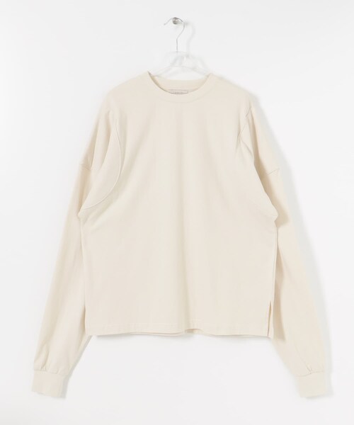 LAATO（ラート）の「PAD LONG TEE（Tシャツ/カットソー・レディース・クローブ/クリーム/セメント・Free）」の5枚目の写真