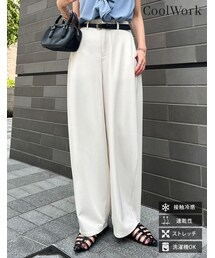 Re:EDIT（リエディ）の「冷感ツイルバレルレッグパンツ - パンツ通販 | 人気レディースファッション - Re:EDIT（リエディ）（その他・レディース）」