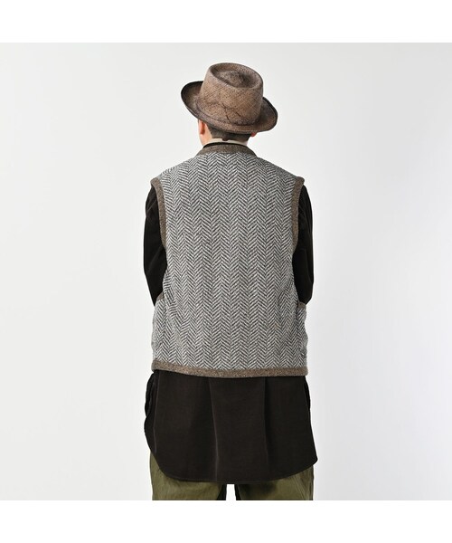 45R モンブランヘリンボンの908ベスト 45R モンブランヘリンボンの908