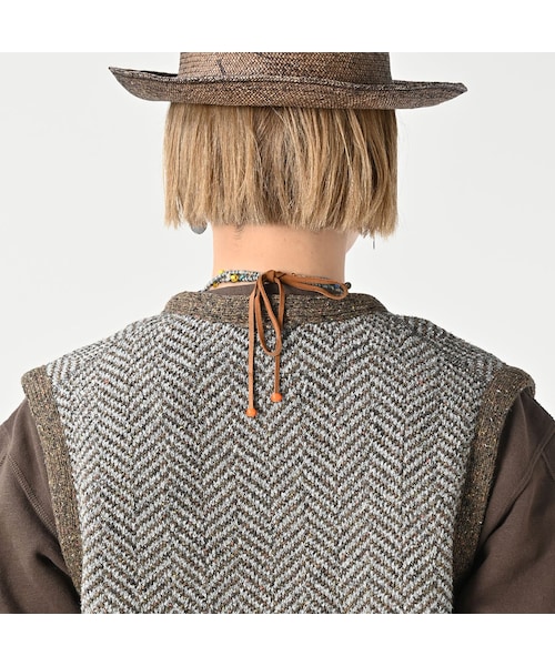 45R モンブランヘリンボンの908ベスト 45R（フォーティファイブアール）の「モンブラウンへリンボンの908