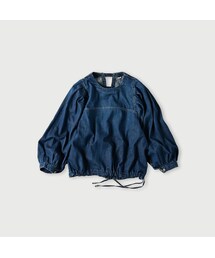 45R⭐︎美品　プチデニム バフプリリッジブラウス 45R（フォーティファイブアール）の「45プチデニムのパフブリッジ
