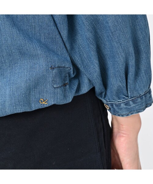 45R（フォーティファイブアール）の「45プチデニムのパフ