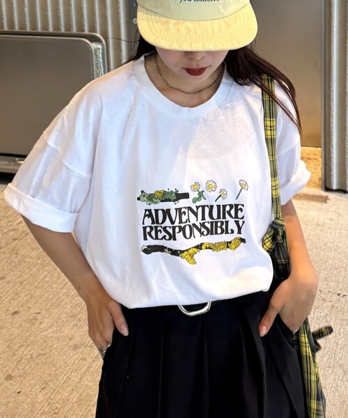CIAOPANIC TYPY（チャオパニックティピー）の「【PARKS PROJECT】 別注グラフィックアソートTee（Tシャツ/カットソー・レディース・ホワイト/ホワイトその他3/ホワイトその他2/ホワイトその他1/チャコールグレー・M/L）」の4枚目の写真