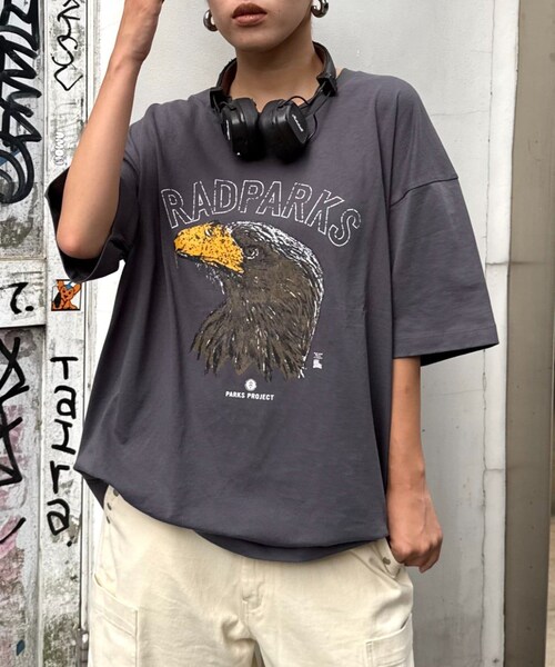 CIAOPANIC TYPY（チャオパニックティピー）の「【PARKS PROJECT】 別注グラフィックアソートTee（Tシャツ/カットソー・レディース・ホワイト/ホワイトその他3/ホワイトその他2/ホワイトその他1/チャコールグレー・M/L）」の5枚目の写真