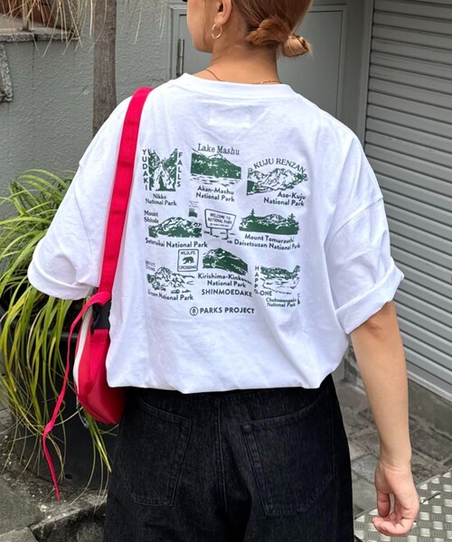 CIAOPANIC TYPY（チャオパニックティピー）の「【PARKS PROJECT】 別注グラフィックアソートTee（Tシャツ/カットソー・レディース・ホワイト/ホワイトその他3/ホワイトその他2/ホワイトその他1/チャコールグレー・M/L）」の3枚目の写真